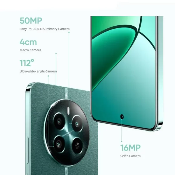 OPPO Realme 12 + 5G Smartphone firmware mondial débloqué realme 5.0 12GB 256GB 5000mAh realme UI 5.0 caméra 50MP + 16MP téléphone utilisé – Image 5