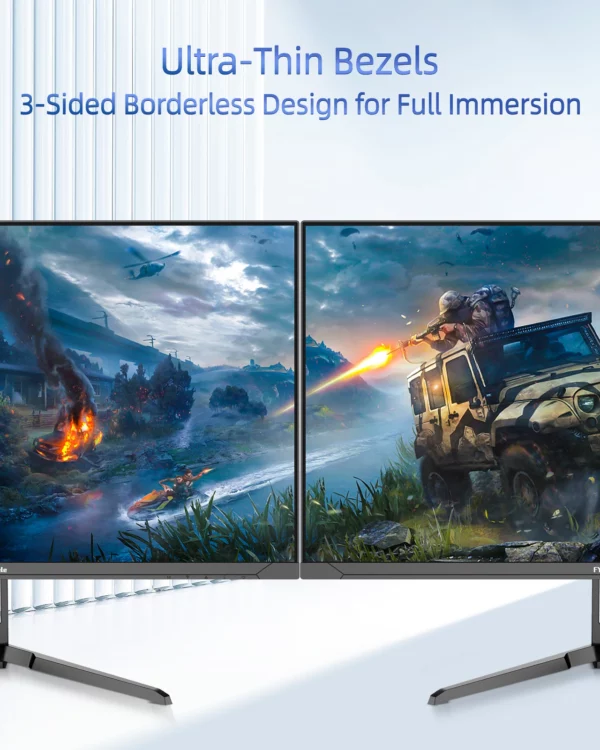 FYHXele 24.5 pouces moniteur de jeu 320Hz FHD 1920x1080 1ms sans cadre 100% sRGB LED lumière de fond moniteur d'ordinateur Freesync – Image 14