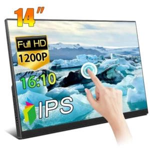 Moniteur d'ordinateur 14 "/15.6"/16 ", écran tactile IPS, panneau LCD HD, moniteur Portable USB-C, compatible HDMI pour ordinateur Portable Switch PS4/PS5