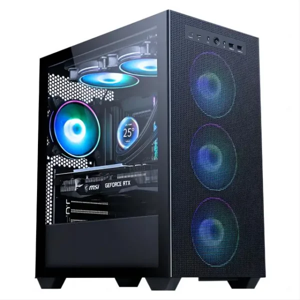 G45 ordinateur de bureau E5 2673 V3 32GB 500G 1TB SSD RX550 4GB douze cœurs win11 PC ordinateur de bureau travail jeu pc gamer – Image 20