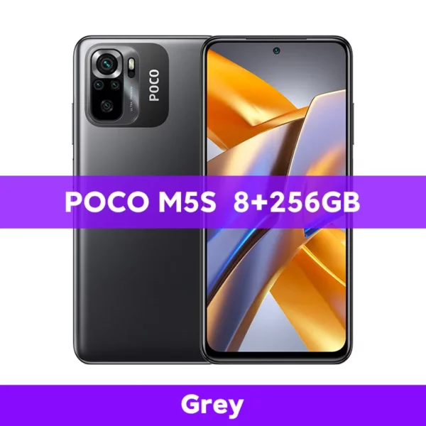 POCO-Smartphone Global Version M5s NDavid, MTK G95, écran AMOLED 6.43 ", 5000mAh, 33W, appareil photo 64MP – Image 7