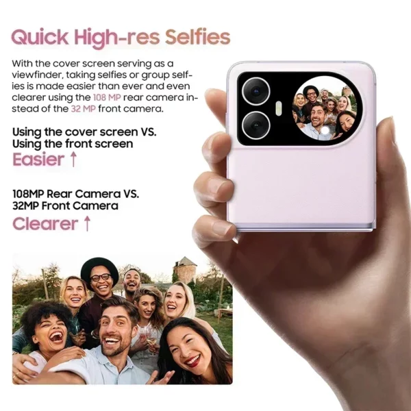 Blackview HERO 10-Smartphone avec Écran Pliant AMOLED de 6.9 Pouces, 12 Go de RAM et 256 Go de ROM, Caméra MTK 108MP, Helio G99, Première Mondiale – Image 6