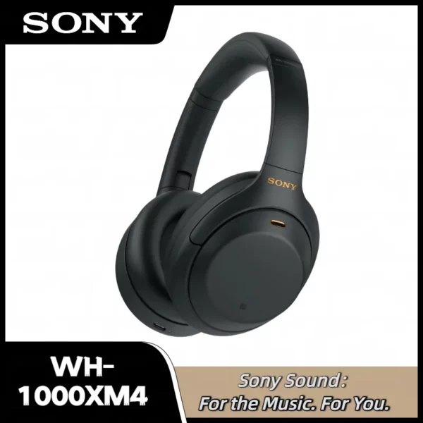 Sony WH-1000XM4 écouteurs Bluetooth sans fil de sport montés sur la tête avec écouteurs d'appel d'oreille complète casque de sport d'affaires de jeu