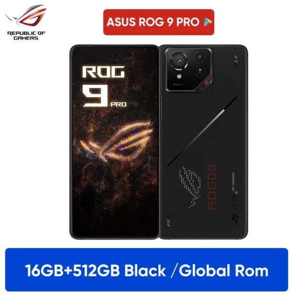 Première mondiale ASUS ROG Phone 9 5G Smartphone Snapdragon 8 Elite 6.78 ''185Hz AMOLED Display ROG 9 Pro 5800mAh NFC téléphone portable – Image 8