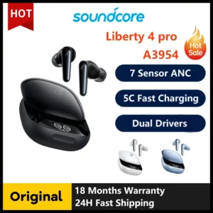 Écouteurs sans fil d'origine Soundcore Liberty 4 Pro TWS véritables LDAC haute résolution suppression du bruit écouteur sans fil Bluetooth ANC