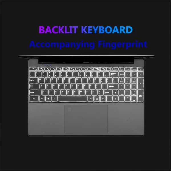 Ordinateur portable de bureau de jeu avec écran IPS, PC portable, Netbook professionnel, Intel Celeron N5095, Windows 10, 11 Pro, 15.6 pouces, 16 Go de RAM – Image 4