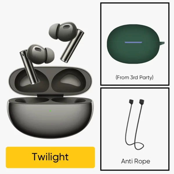 Version mondiale realme Buds Air 6 Pro écouteur Bluetooth 5.3 20H batterie haute résolution LDAC 50dB réduction du bruit 2.0 casque sans fil – Image 7