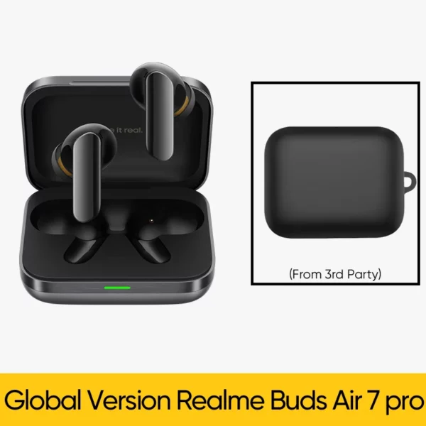 Version mondiale realme Buds Air 7 Pro 53dB suppression Active du bruit véritable écouteur sans fil 48 heures batterie Bluetooth 5.4 casque – Image 13