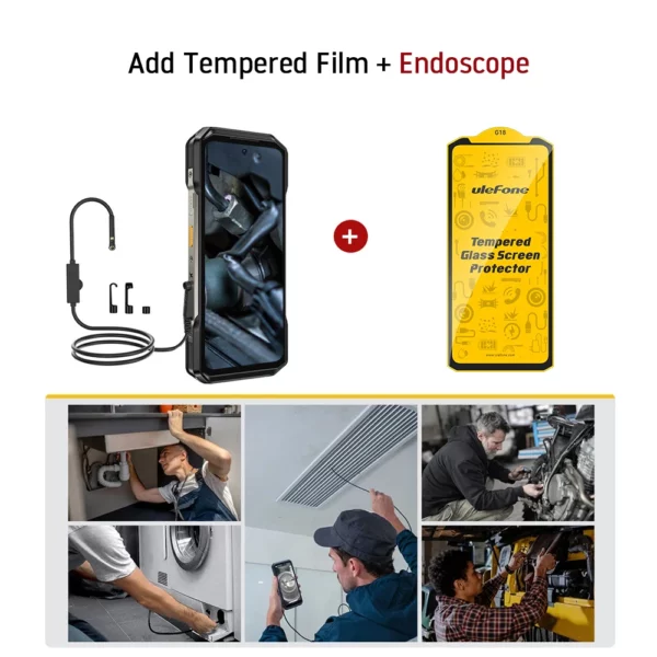 【Première mondiale】 Ulefone Armor 27 4G 10600mAh Téléphone robuste 24 Go + 256 Go Android 14 Smartphone 6,78" FHD 120 Hz Vision nocturne Global – Image 11