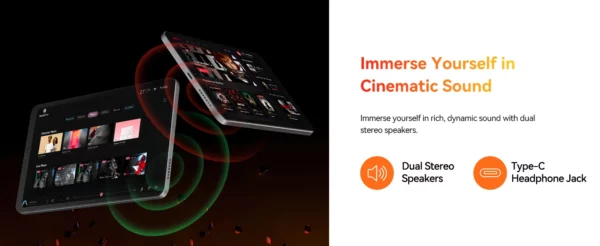 BNCF BPad Mini 8.4 pouces Snapdragon SMD685 tablette Android14 (8 + 8) GB RAM + 128 GB ROM 6050 mAh batterie 4G LTE Widevine L1 2K IPS onglet – Image 18