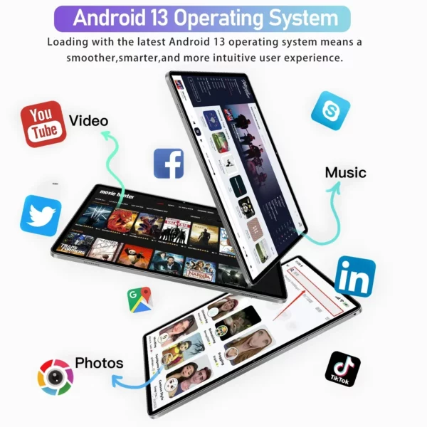 2025 nouveau Pad d'origine 6 ultra tablette Android 13 16GB 1T 11 pouces 10000mAh 5G double SIM appel téléphonique GPS Bluetooth WiFi WPS tablette – Image 5