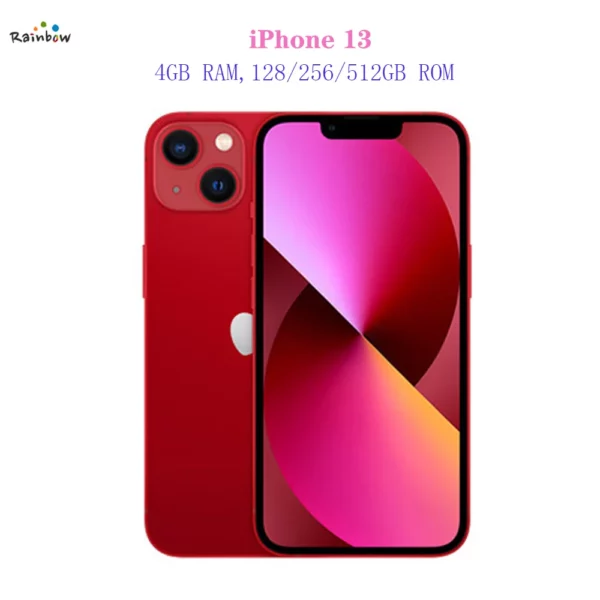 Apple iPhone 13 d'origine 128GB/256GB/512GB téléphone portable 5G LTE identification faciale NFC IOS A15 bionique Hexa Core 6.1 ''12MP et 12MP 3240mAh – Image 11