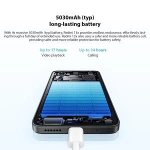 Version mondiale Xiaomi Redmi 13X Smartphone MTK Helio G91 Ultra 108MP caméra super claire 6.79 "FHD + affichage 33W charge rapide