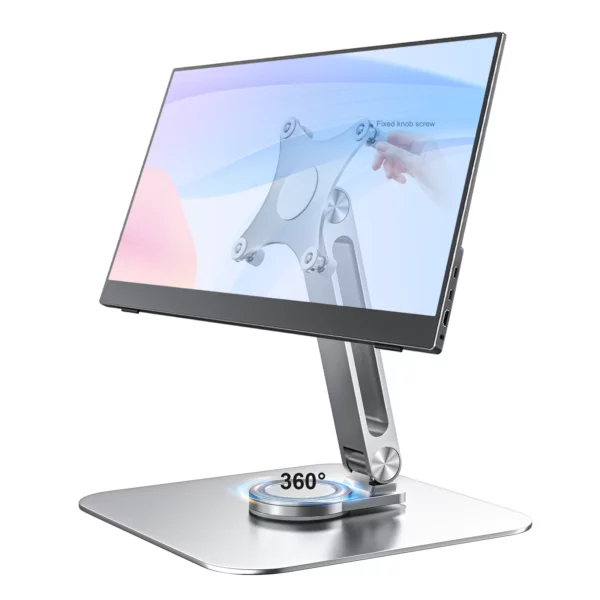 HOWENS 15.6 pouces 4K FHD écran de moniteur Portable double haut-parleurs HDR IPS RGB affichage de jeu pour ordinateur Portable commutateur Xbox PS4/5 avec support – Image 5