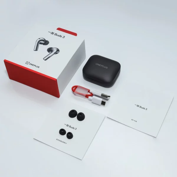 Oneplus-Écouteurs sans fil Buds 3 TWS, Bluetooth 5.3, suppression active du bruit 49dB, autonomie de la batterie 44h, téléphone de sauna pour Oneplus 12 – Image 6