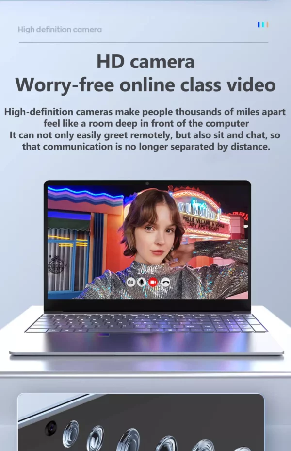 Pas cher Celeron 11th N5095 Windows 10 11 Ram 16GB Rom 512GB 1TB 2TB SSD ordinateur 2.4G/5.0G Wifi Bluetooth ordinateur portable de jeu – Image 27