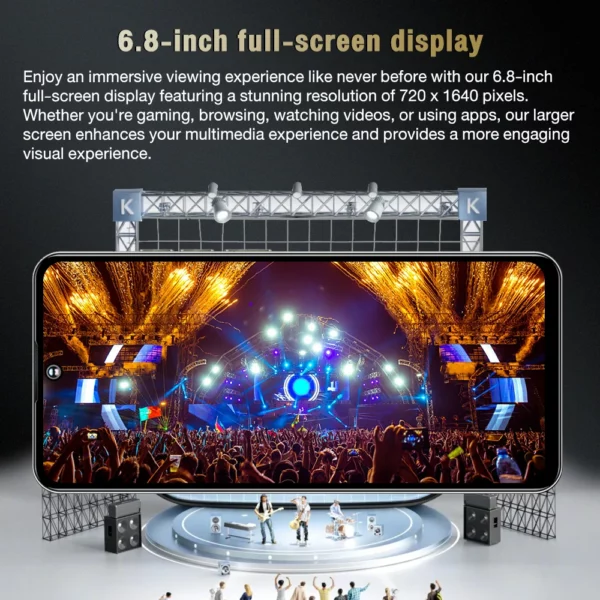 S24 +, Smartphone Android, 6.8 pouces, 3 Go de RAM 32 Go de ROM, caméra 5 + 13 MP, téléphones portables, Google Play Store, double SIM, téléphones portables – Image 3