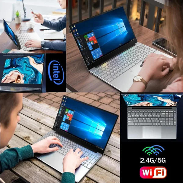 Ordinateur portable Windows 10, 11, Ram, 16 Go, Rom, 256 Go, 512 Go, 1 To, 2 To, SSD, 2.4G, 5.0G, Wifi, Bluetooth, Intel N5095, Gros rabais – Image 22