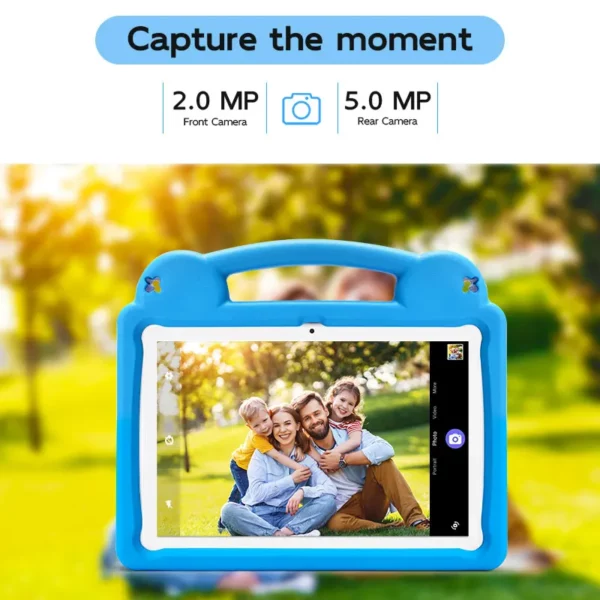 ANRY-Tablette Android 15 pour enfants, tablettes à écran HD, cadeaux pour enfants, 8 Go de RAM, 4 + 4 extensions, 64 Go, Dean A523, 2025 GHz, 10.1 Mah, 2.0 pouces, 5000 – Image 5