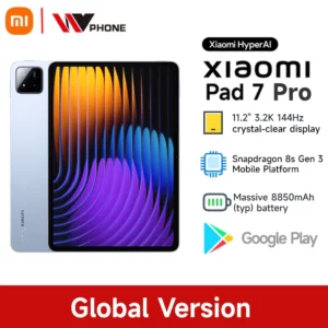Version mondiale Xiaomi Pad 7 Pro Snapdragon 8s Gen 3 11.2 "3.2K 144Hz écran 50MP + 32MP caméra 8850mAh Mi tablette PC 256GB 512GB