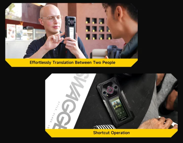 【Première mondiale】Ulefone Armor 30 Pro 5G Téléphone robuste Android 14 Smartphone 6,9" 120Hz 32GB+512GB 12800mAh Caméra nocturne 64MP NFC MTK Dimensity 7300X 66W Téléphone portable – Image 20