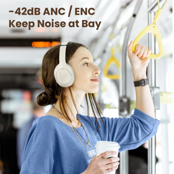 HAYLOU-Écouteurs sans fil S35 ANC, Bluetooth 5.2, 40mm, autonomie de 60 heures – Image 2