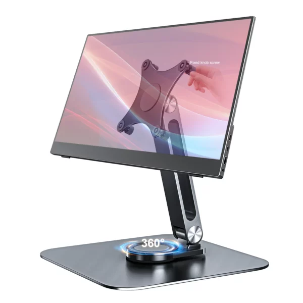 HOWENS 15.6 pouces 4K FHD écran de moniteur Portable double haut-parleurs HDR IPS RGB affichage de jeu pour ordinateur Portable commutateur Xbox PS4/5 avec support – Image 6