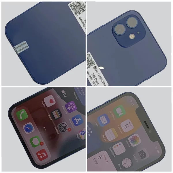 Apple iPhone 12 Face ID 6.1 "4G RAM 64GB/128GB/256GB ROM débloqué Smartphone écran OLED A14 puce bionique double caméras 12MP 12 – Image 3