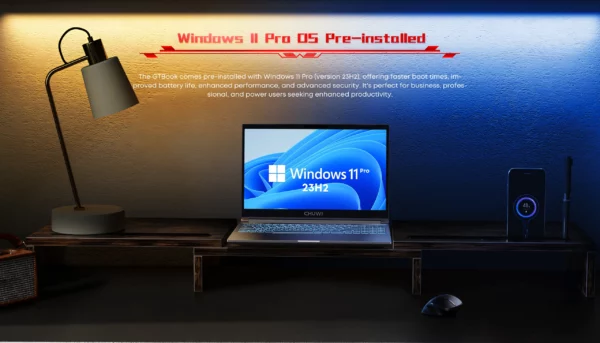 World Premier CHUWI GTBook i5-12450H RTX 3050 ordinateur portable de jeu 15.6 pouces écran FHD 16GB RAM 512GB SSD corps métallique ordinateur portable dédié – Image 20