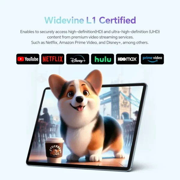 Teclast M50 Plus tablette 10.1 "écran 6GB 128GB Helio G85 8 cœurs 7000mAh batterie Android 14 double SIM GPS onglet Version mondiale – Image 4