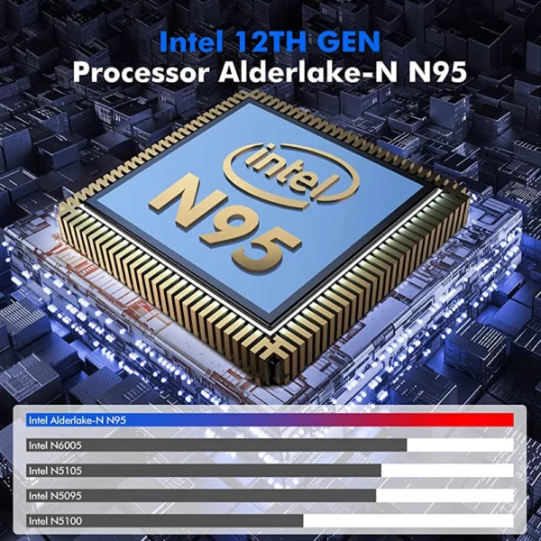 NVIDIA GeForce GTX 1060 4G Max 32GB ordinateurs portables Windows 10 11 Pro ordinateur bureau Netbook 15.6 pouces Gen Intel 12th N95 5G WiFi – Image 6