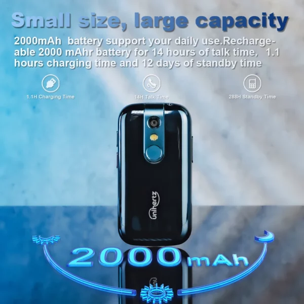 Unihertz-Mini smartphone Jelly 2, 6 Go 128 Go, Android 11, Helio P60, Octa Core, téléphone portable NDavid débloqué, téléphone infrarouge 16MP – Image 6