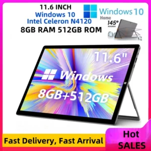 Terra PAD1162 Windows 10 tablette 11.6 pouces LPDDR3 8GB RAM 512GB SSD ROM Intel Celeron N4120 Quad Core 1920x1080 Pixel