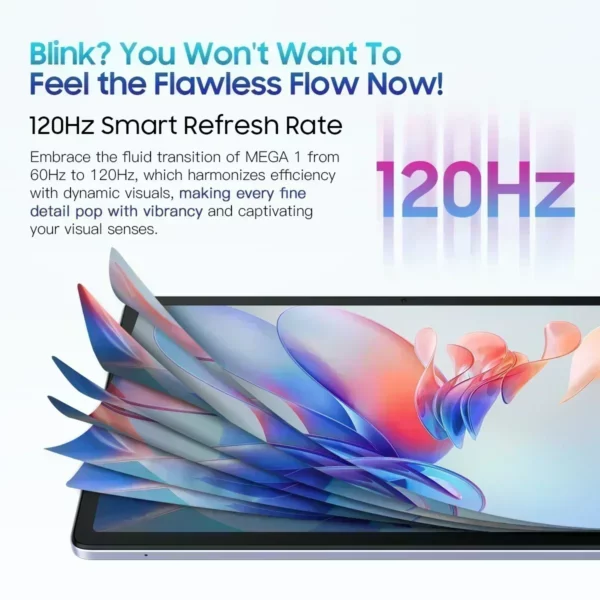 Blackview-Tablette MEGA 1, 11.5 ", 2.4K, 120Hz, Affichage 8 Go, 256 Go, Appareil photo 50MP + 13MP, 8800mAh, 33W, Pad de charge rapide P, Première mondiale – Image 4