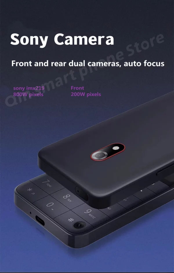 Nouveau Qin F22 Pro écran tactile intelligent téléphone Wifi 5G + 3.5 pouces 4GB 64GB ajouter Google Store Android QinGlobal Version téléphone portable – Image 31