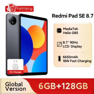 Xiaomi Redmi Pad SE 8.7 pouces Version mondiale Mi tablette 90Hz affichage 6650mAh MTK Helio G85 double haut-parleurs Dolby Atmos