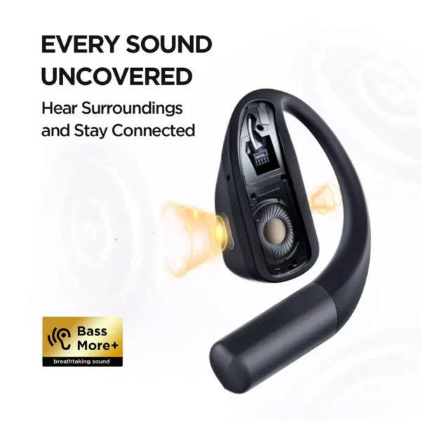 Écouteurs sans fil Bluetooth S70, oreillettes ouvertes, étanche IPX5, accessoires de jeu, casque, vente flash, Charge rapide, 1 plus – Image 4