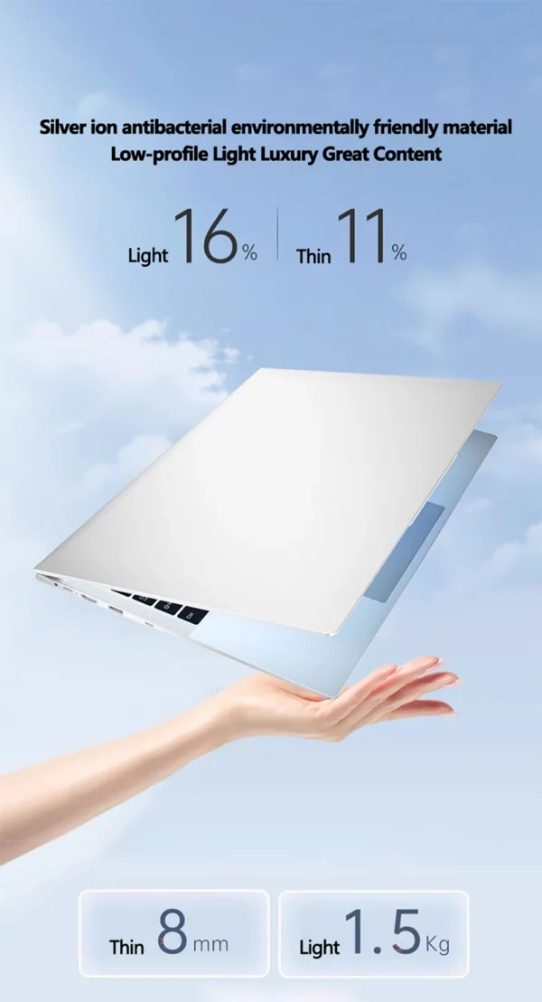 Ordinateur Portable de jeu 16 pouces Intel 5805 I9-11900H DDR4 Window11 32 RAM 2 to SSD HDMI HD caméra 8 cœurs 16 fils ordinateur Portable – Image 11