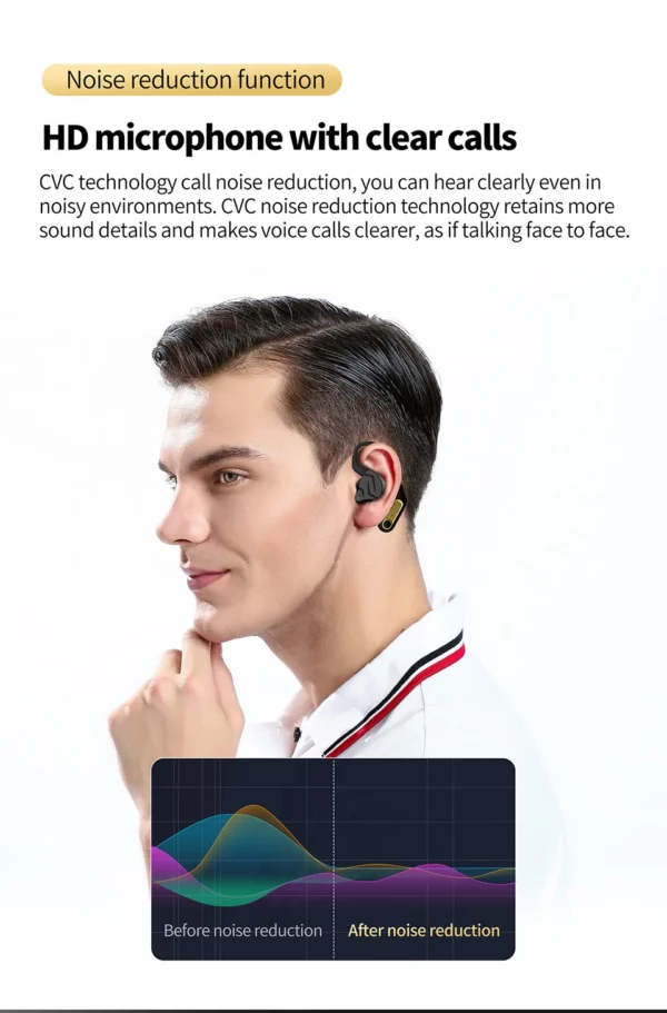 KZ – écouteurs sans fil Bluetooth AZ15, mise à niveau, câble 5.2, crochet d'oreille sans fil avec étui de chargement, AZ09 PRO AZ10 Z1PRO Z3 – Image 16