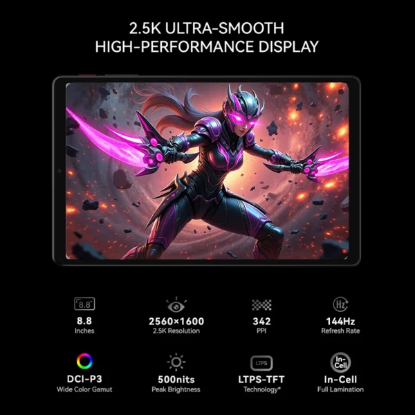 ALLDOCUBE iPlay 70 mini Ultra tablette 8.8 "Snapdragon 7 + Gen3 20GB(12GB + 8GB virtuel)RAM 256GB ROM 7300mAh tablette de jeu Android14 – Image 4