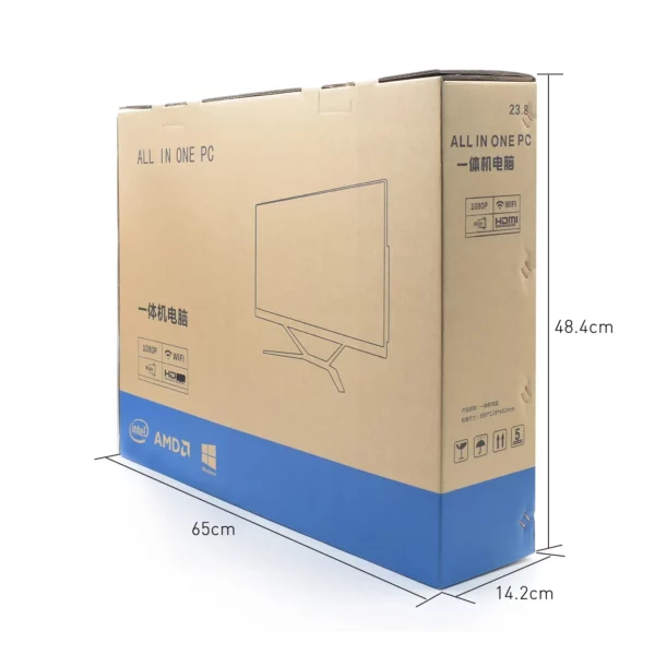 AOTESIER ​   PC tout-en-un 24 pouces tout-en-un ordinateur de marque OEM i3 i5 i7CPU monobloc ordinateur de bureau de jeu gamer mini pc – Image 21