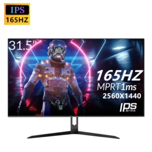 FYHXels32-Moniteur de bureau LED IPS pour ordinateur de jeu, 165Hz, 2K, QHD, taux de rafraîchissement élevé, panneau, FreeDivig-DiviMPRT, 1ms
