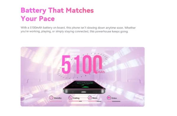 Cubot A30 Smartphone , Android 14, 4G, 16 Go, 6 Go + 10 Go de RAM, 128 Go de RAM, Dean 90Hz, écran 6.745 ", 5100mAh, caméra arrière 48MP, Face ID – Image 22