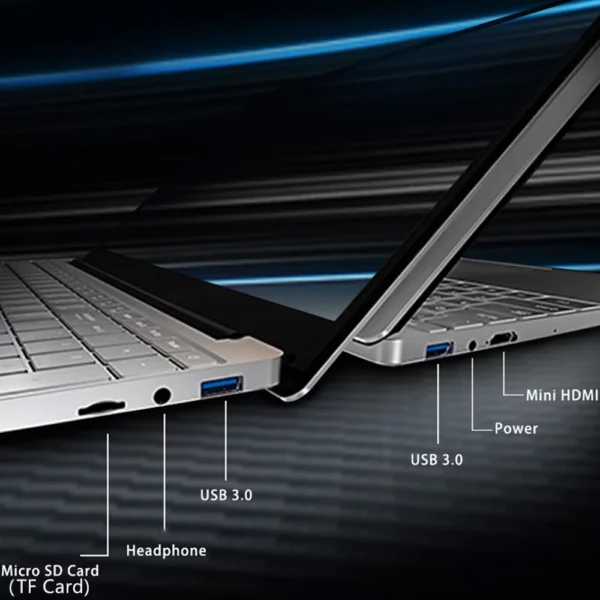 Ordinateur Portable Intel 15.6 pouces, Windows 11 10 Pro, 1920x1080, bon marché, 16 go de RAM, 128 go/256 go/512 go/1 to, SSD, Port HDMI – Image 4