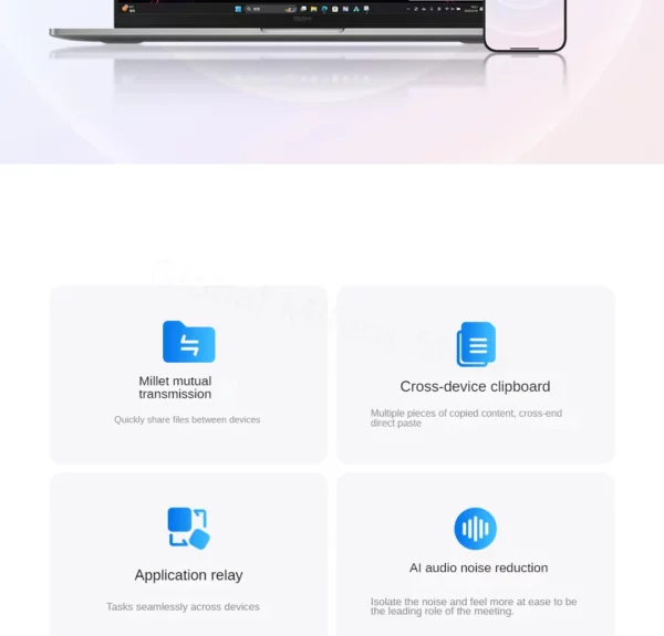 Xiaomi Redmi Book Pro 16 2025 ordinateur portable Intel Core Ultra 7 255H/Ultra 5 225H processeur ordinateur portable 32G DDR5 + 1T SSD bureau Ultrabook – Image 48