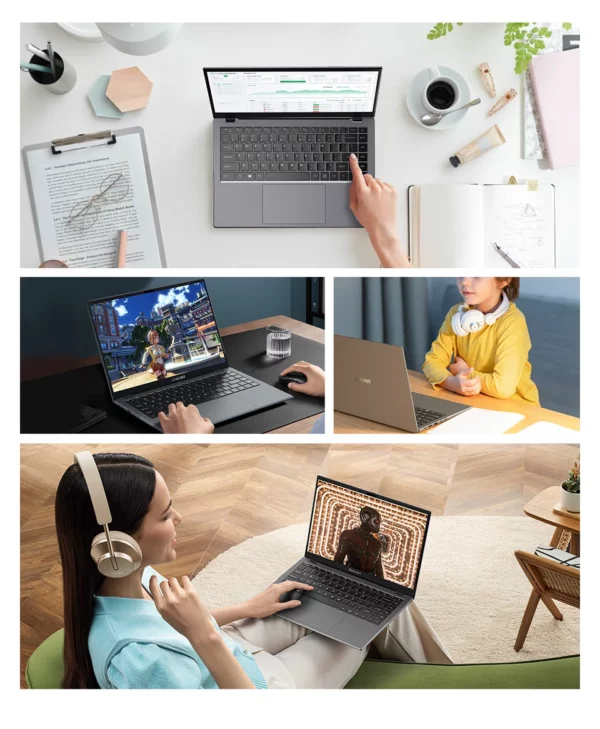 CHUWI GemiBook XPro 14 pouces UHD écran ordinateur portable 8GB RAM 256GB SSD Intel N150/N100 Windows 11 ordinateur avec ventilateur de refroidissement ordinateur portable – Image 12
