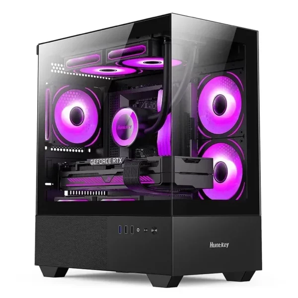 G45 ordinateur de bureau E5 2673 V3 32GB 500G 1TB SSD RX550 4GB douze cœurs win11 PC ordinateur de bureau travail jeu pc gamer – Image 2