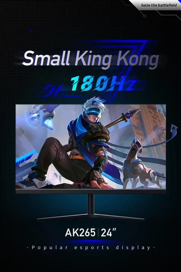 Moniteur de jeu G-sync 24/27 pouces, écran Ips Fhd 180hz 1k/2k, écran d'ordinateur de bureau – Image 7