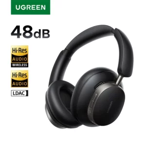 UGREEN Studio Pro 48dB ANC casque sans fil sur l'oreille Bluetooth écouteurs suppression Active du bruit haute résolution LDAC 120h temps de lecture