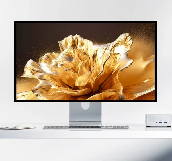 27 pouces 5K affichage TYPE-C thunderbolt pour Mac LCD moniteur alliage d'aluminium 60Hz brillant écran IPS KUYBurgos G27XSE WIT-imprégneed SUPPORT – Image 2